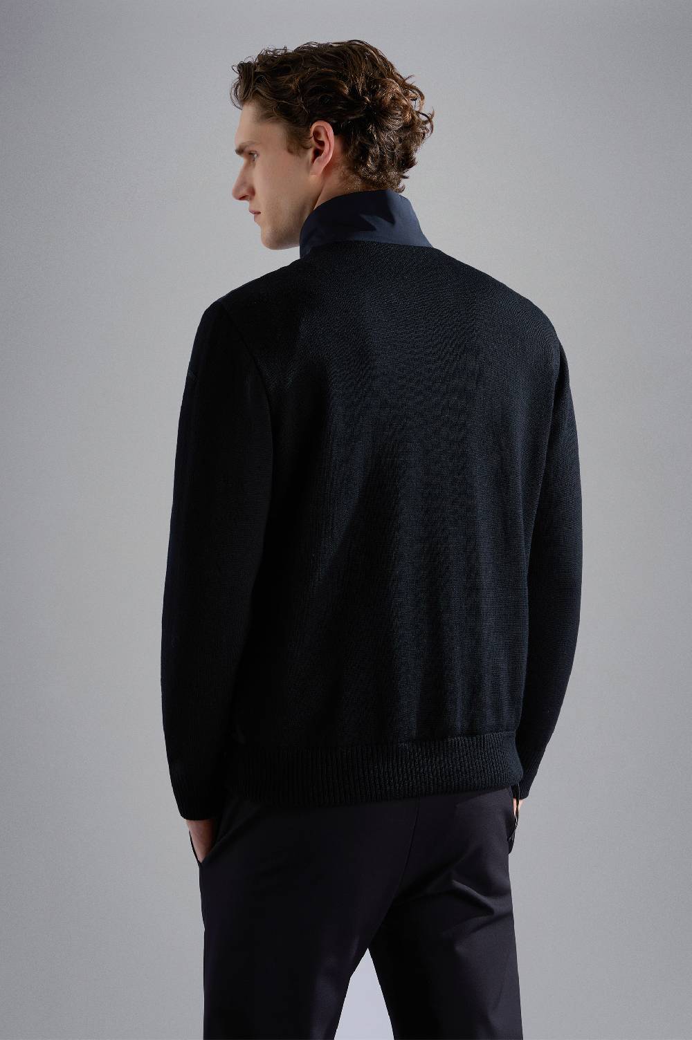 Paul & Shark Maglia Hybrid in lana e Typhoon® Paul & Shark Vendita Economica