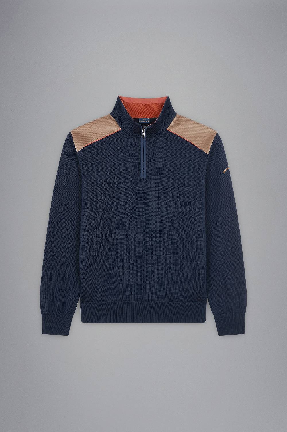 Paul & Shark Maglia in lana con dettagli in velluto Paul & Shark Vendita
