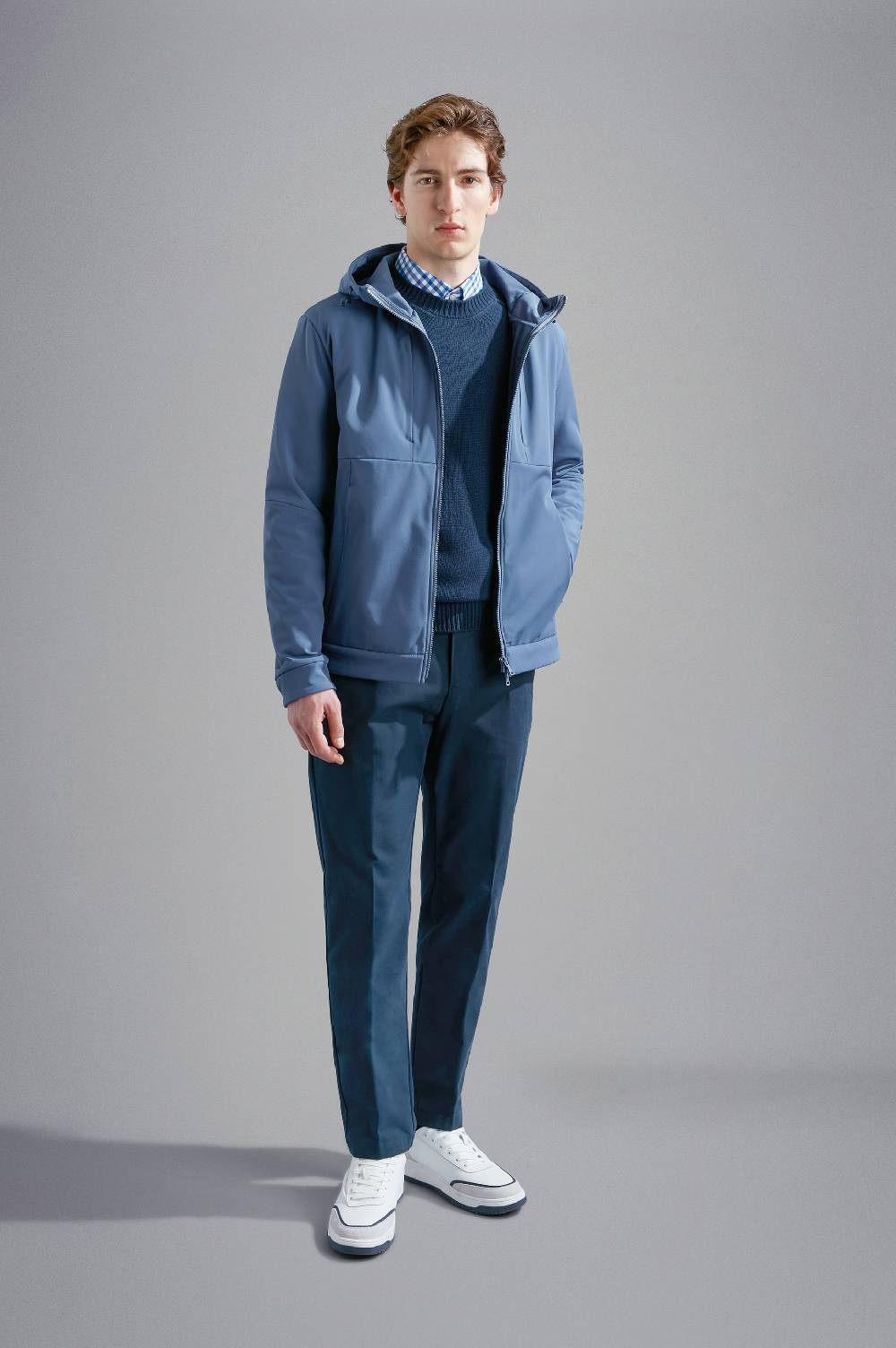 Paul & Shark Maglia in Re-Wool tinto capo Paul & Shark Promozione