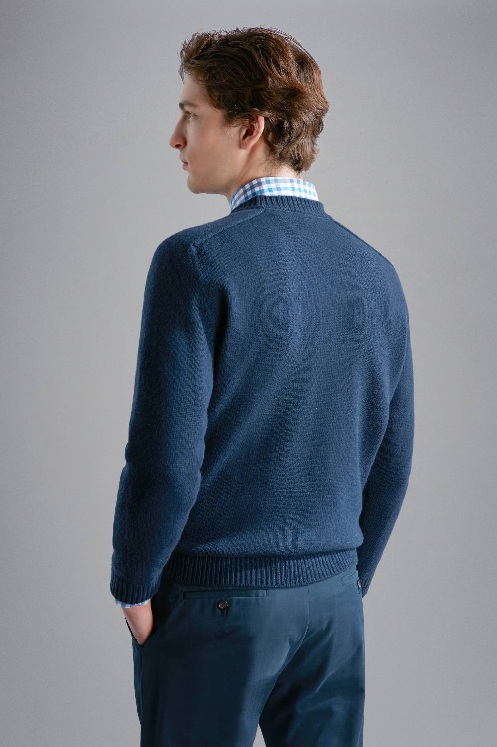 Paul & Shark Maglia in Re-Wool tinto capo Paul & Shark Promozione