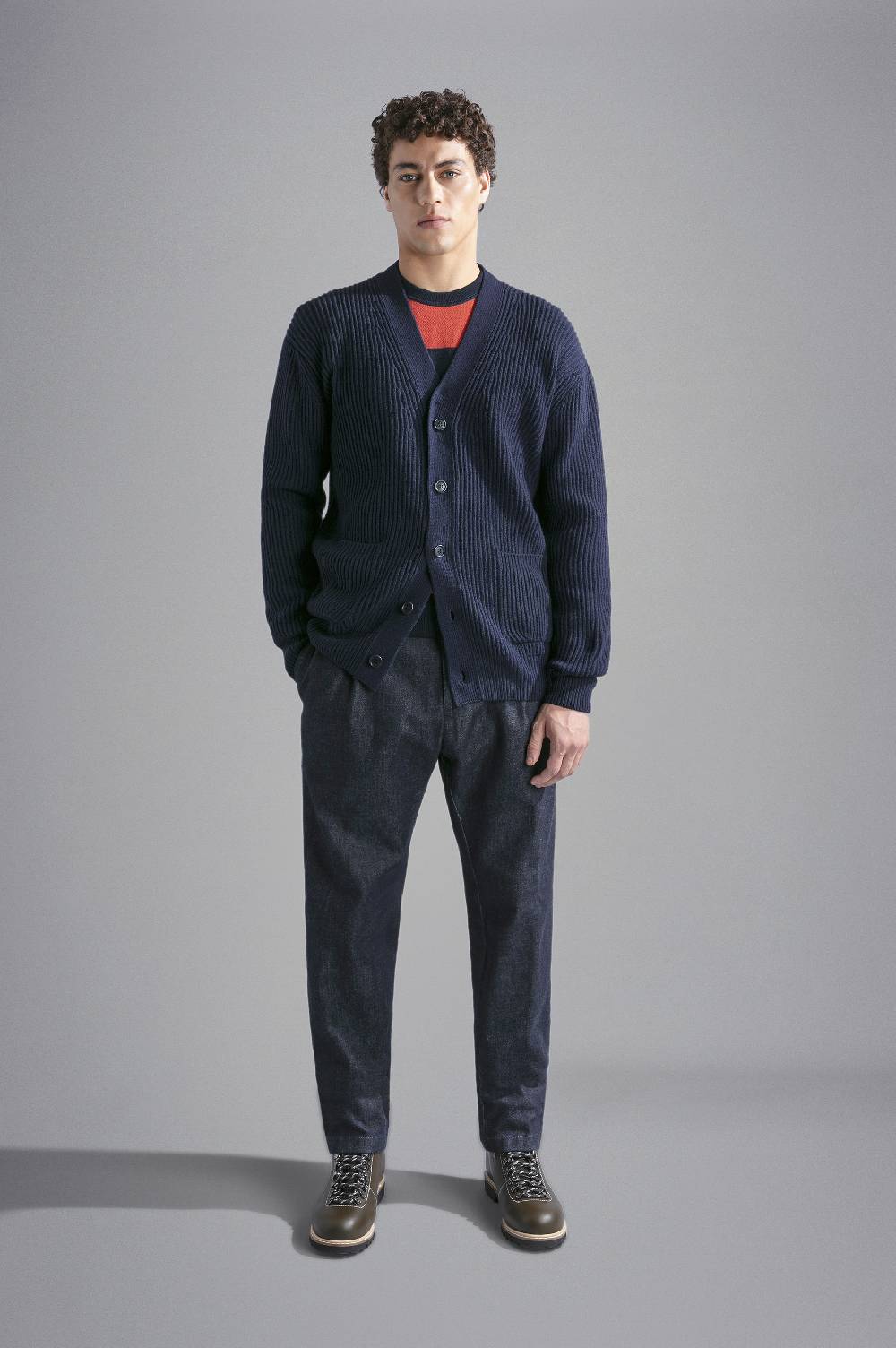 Paul & Shark Cardigan in Re-Wool Paul & Shark Pezzi Unici