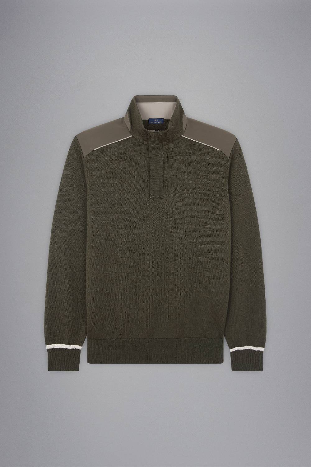 Paul & Shark Maglia in lana con dettagli in Typhoon Platinum Paul & Shark Acquista Ora