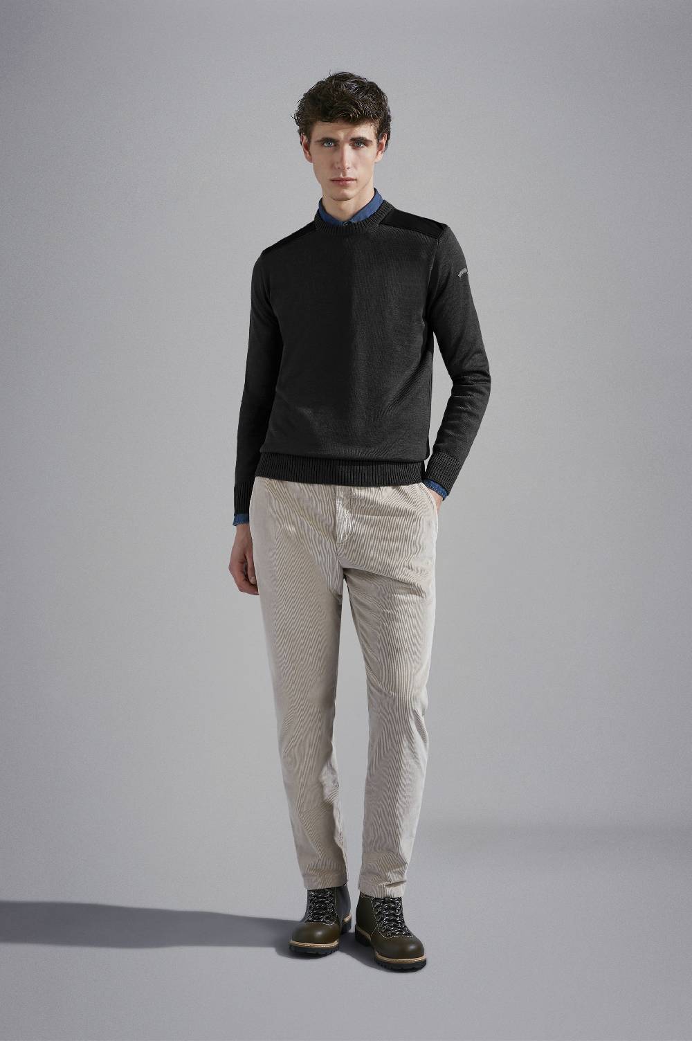Paul & Shark Maglia in lana con inserti in Typhoon® Paul & Shark Promozione Limitata
