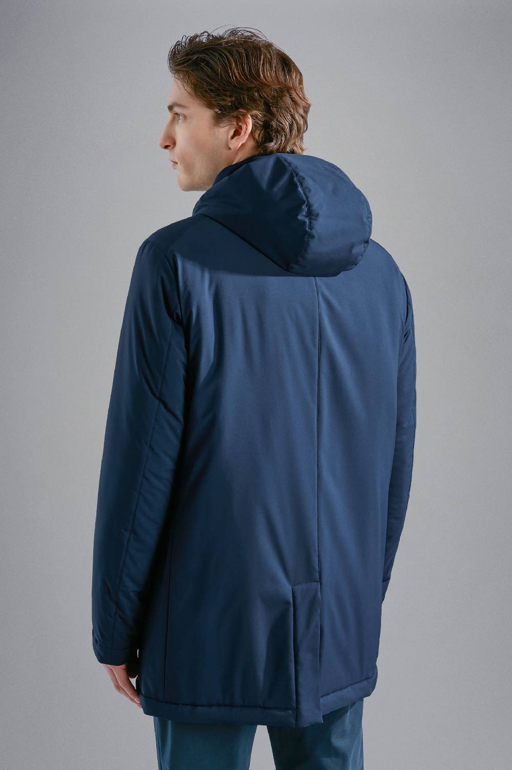 Paul & Shark Car Coat in Typhoon Platinum Paul & Shark Sottocosto
