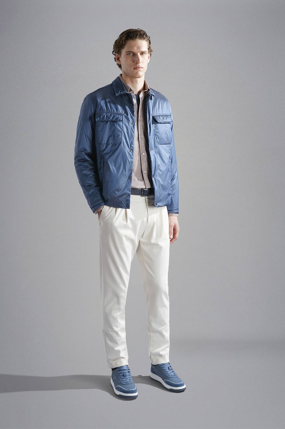 Paul & Shark Shacket in nylon cangiante Paul & Shark Sconto