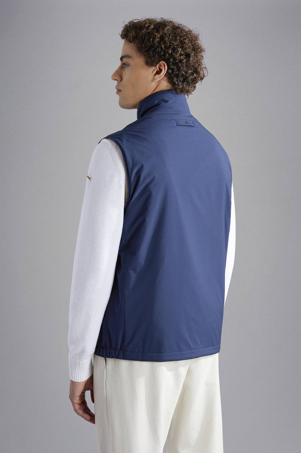 Paul & Shark Gilet double face in Typhoon Platinum Paul & Shark Offerta