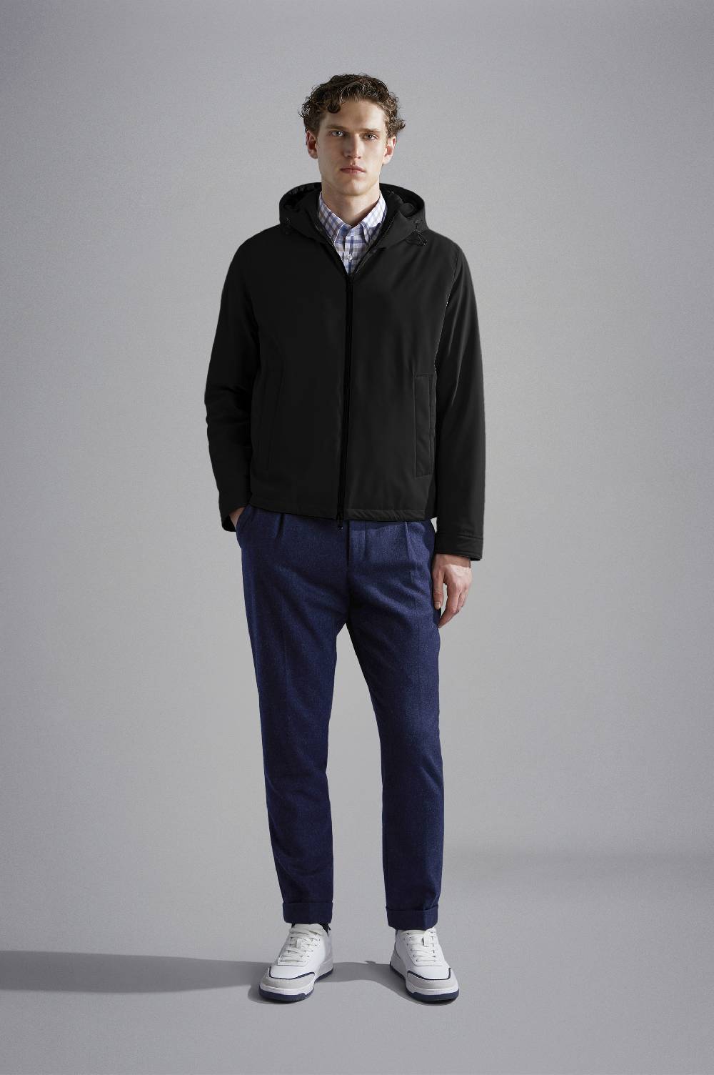 Paul & Shark Windbreaker in Typhoon Re-4X4 Stretch Paul & Shark In Vendita