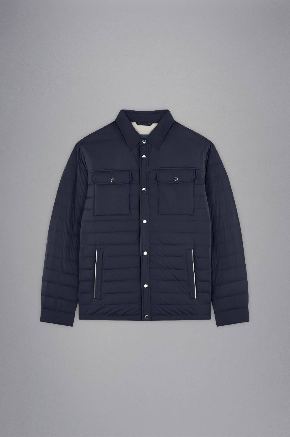Paul & Shark Shacket trapuntata in Typhoon Platinum Paul & Shark Offerte