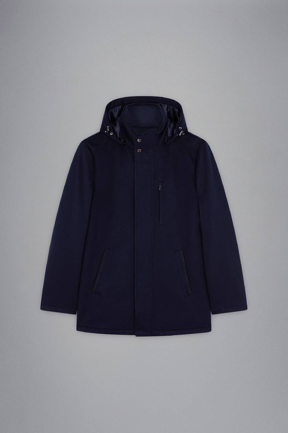 Paul & Shark Car coat in Cashmere Paul & Shark Vendita Calda