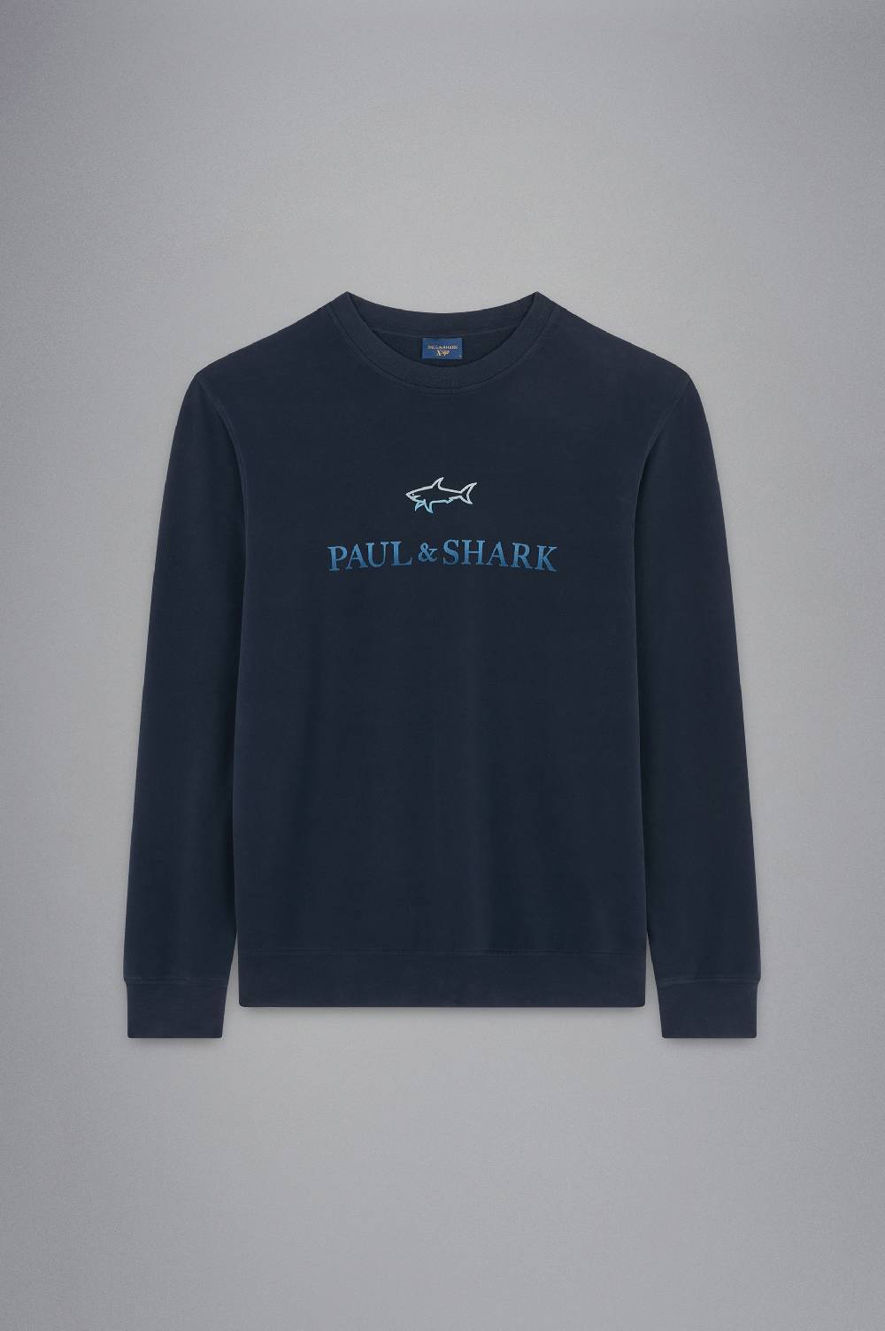 Paul & Shark Felpa in cotone con stampe Paul & Shark Promozione