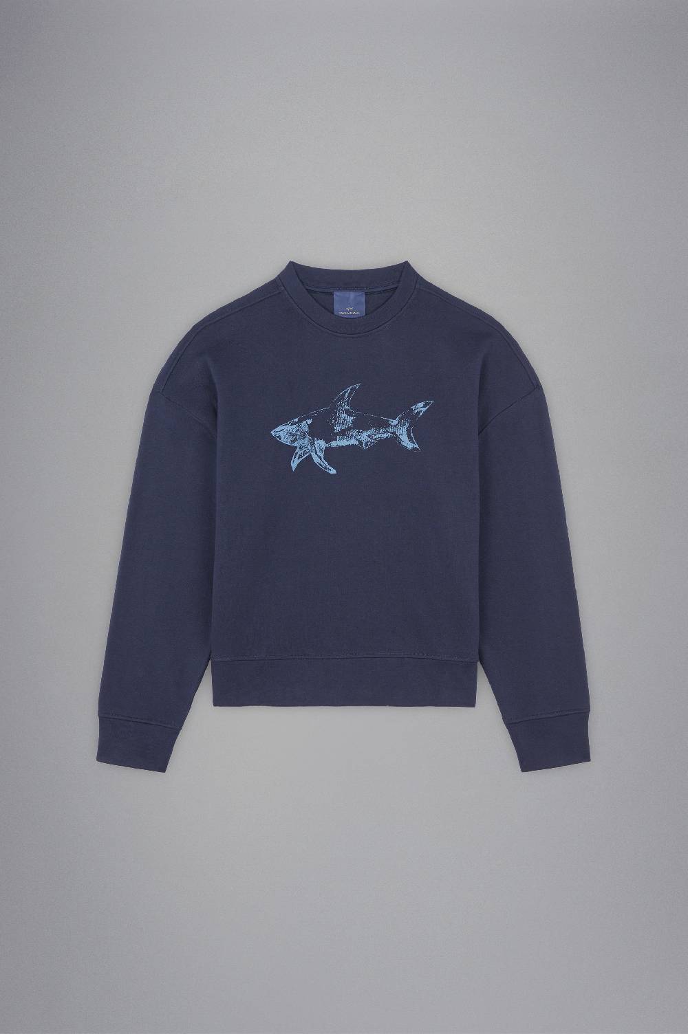 Paul & Shark Felpa in cotone Winter Fleece con stampa Paul & Shark Pezzi Unici