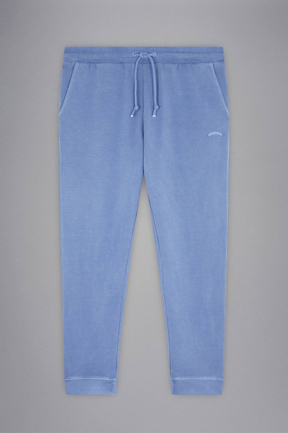 Paul & Shark Pantaloni sportivi in cotone stretch tinto capo Paul & Shark Negozi Online
