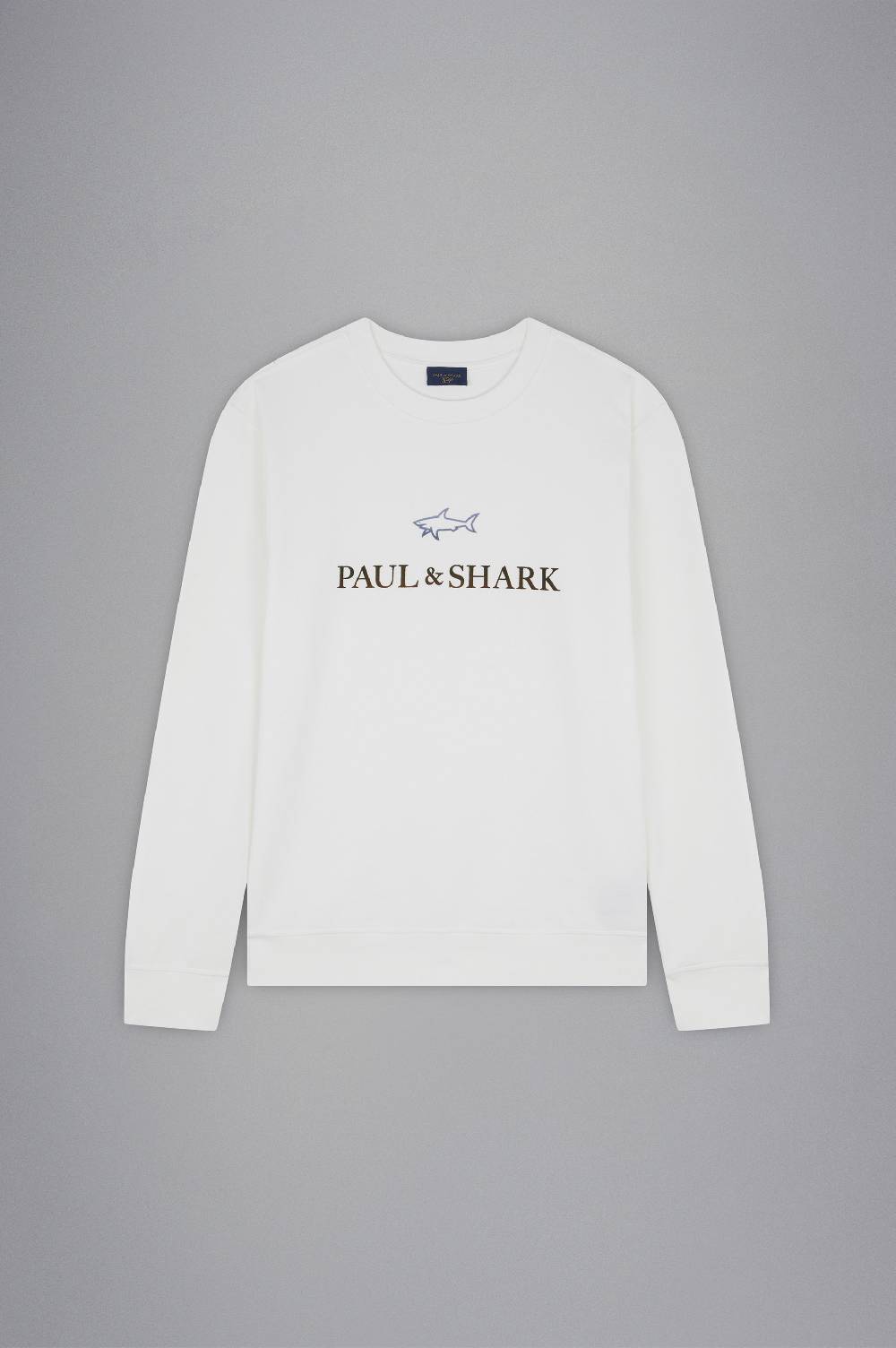 Paul & Shark Felpa in cotone con stampe Paul & Shark Acquista Ora