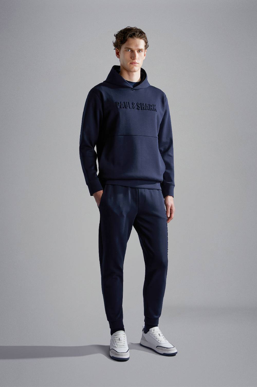 Paul & Shark Felpa con cappuccio in cotone Active Fleece Paul & Shark Promozione Limitata