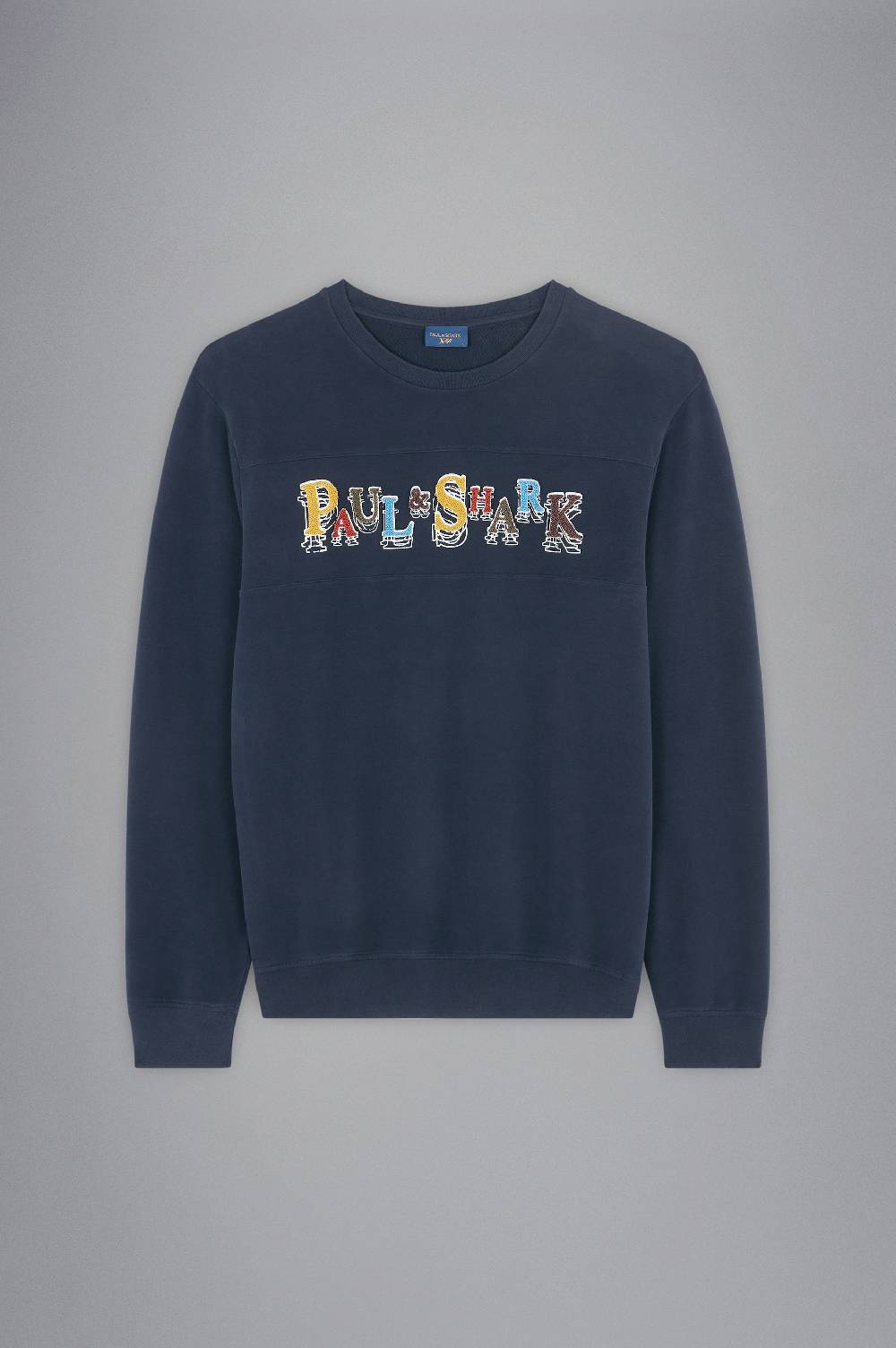 Paul & Shark Felpa in cotone con ricamo multicolor Paul & Shark Shopping Online