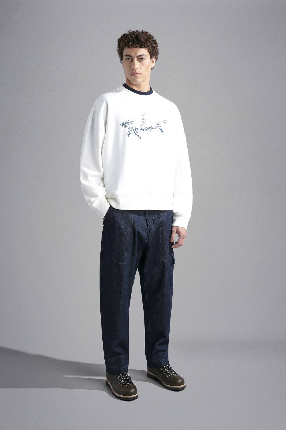 Paul & Shark Pantalone cargo in denim Paul & Shark Online