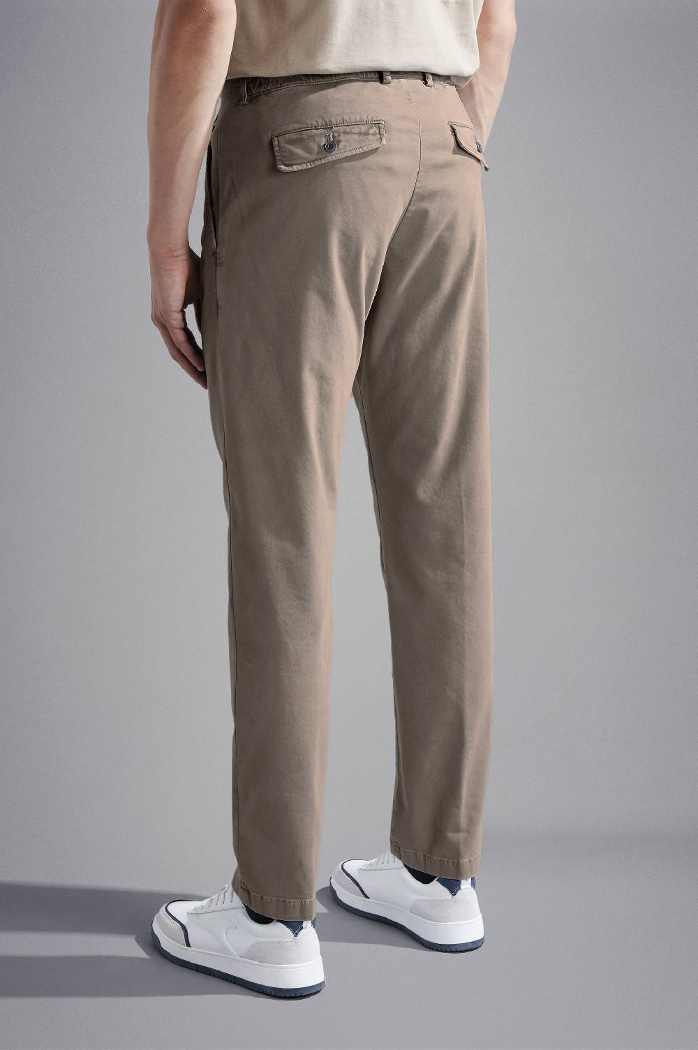 Paul & Shark Pantalone con coulisse in Soft Touch Twill Paul & Shark Vendita Calda
