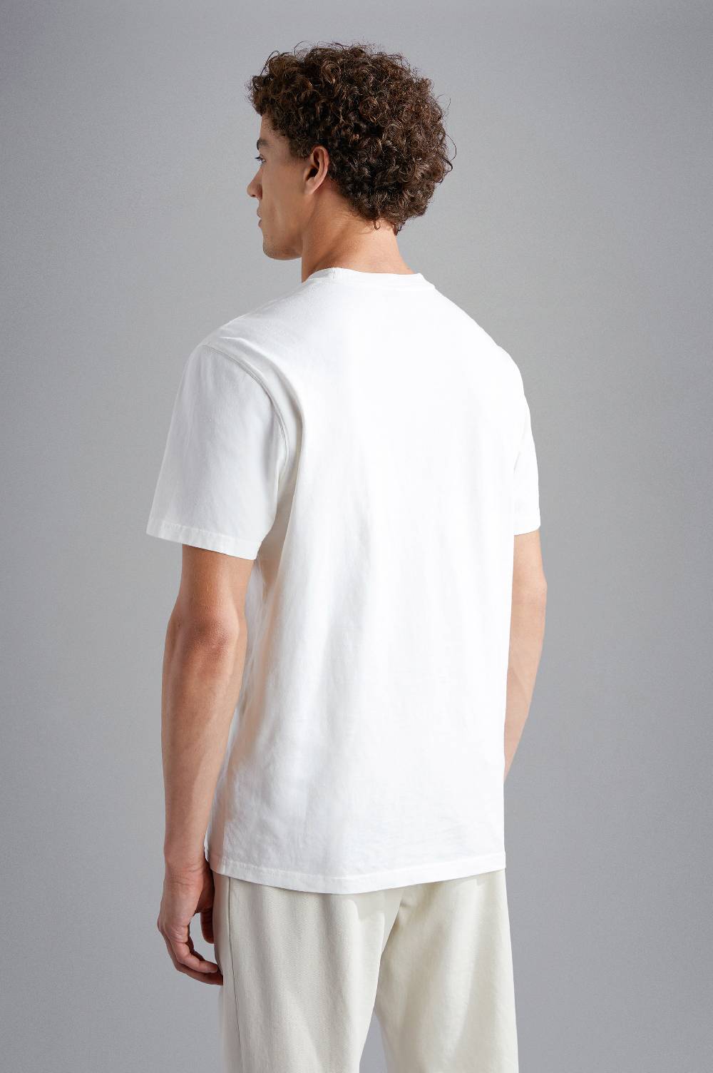 Paul & Shark T-shirt in cotone X-Soft con logo floccato Paul & Shark Acquista Ora