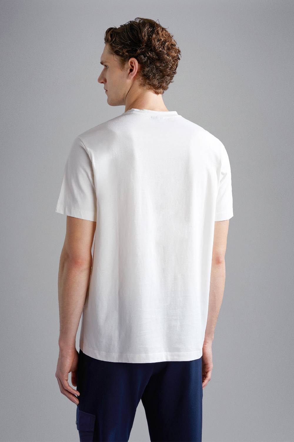 Paul & Shark T-shirt in cotone con stampa spray Paul & Shark Affare Del Giorno