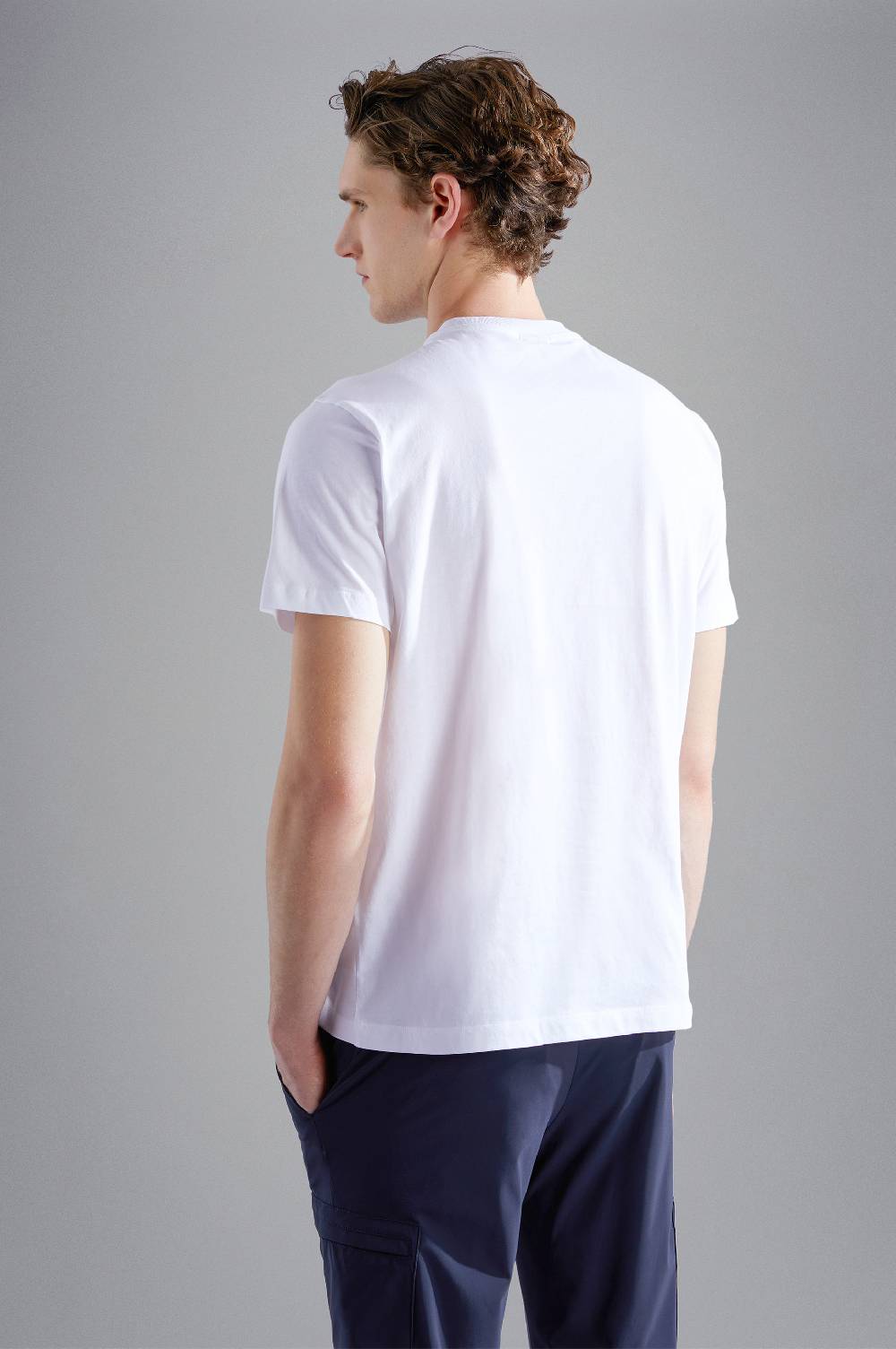 Paul & Shark T-shirt in cotone con stampa Paul & Shark Ultimo giorno