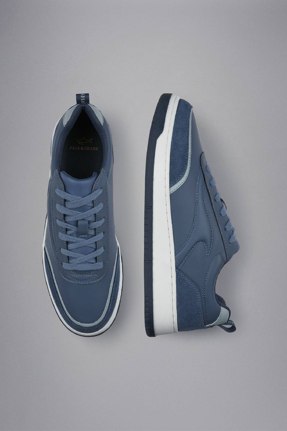 Paul & Shark Sneakers Club Fin in pelle Paul & Shark In Linea