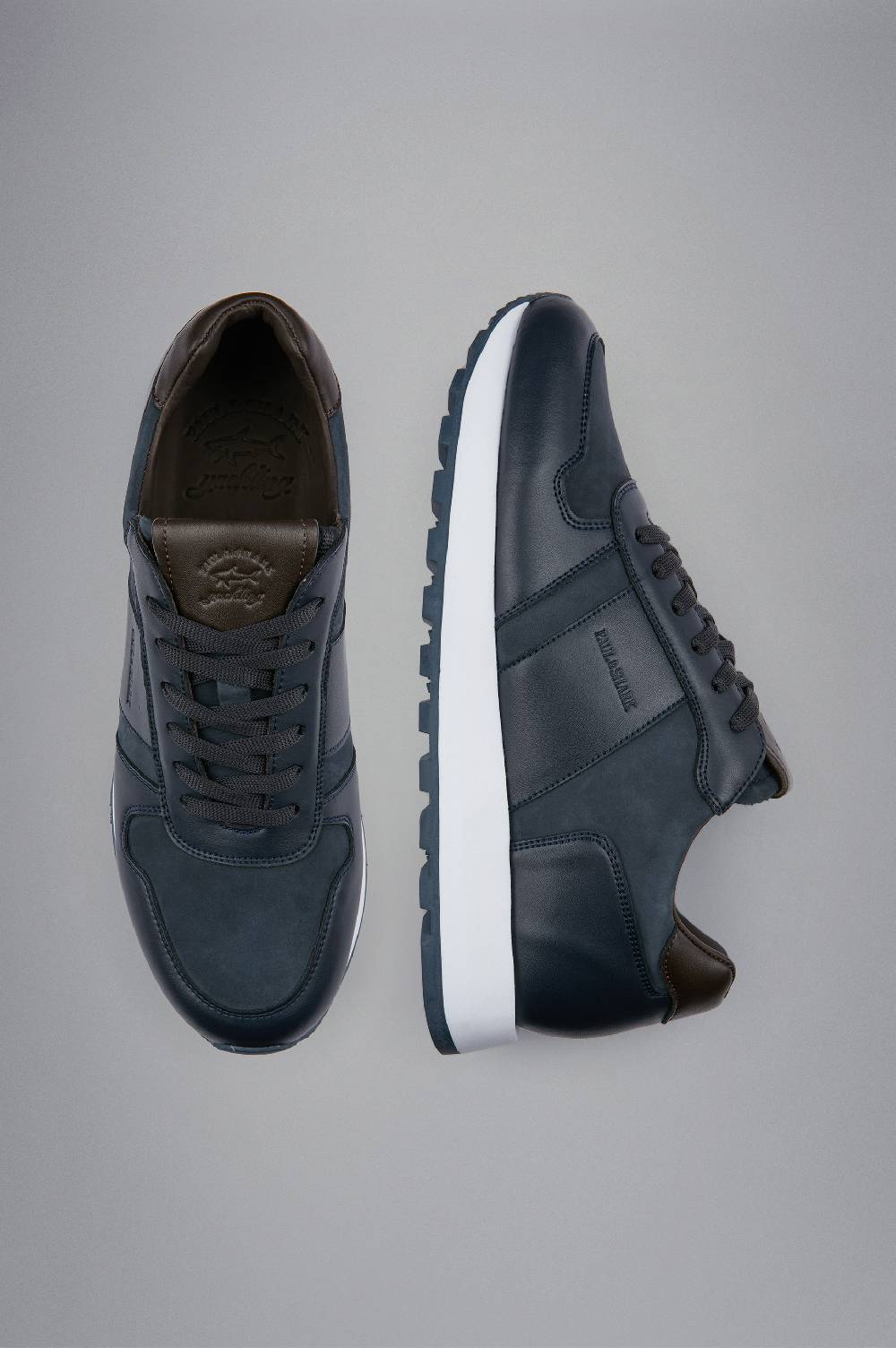 Paul & Shark Sneakers in pelle e suede Paul & Shark Fino Al -60%