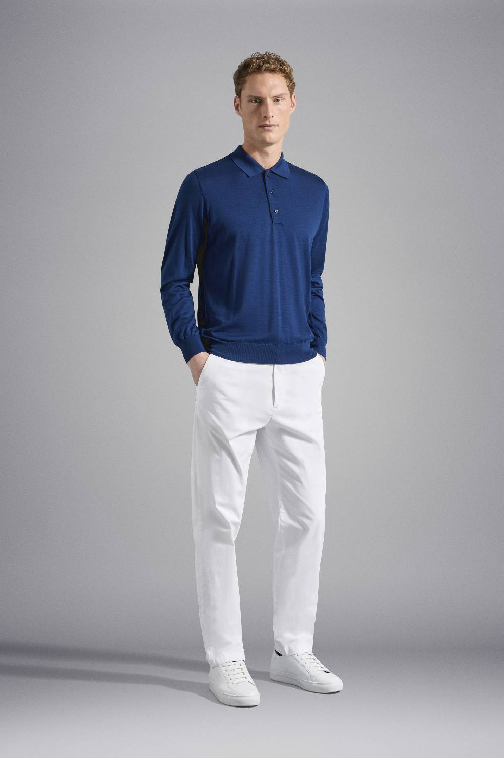 Paul & Shark Polo in lana Merino extra fine Winter-Summer Paul & Shark Italy