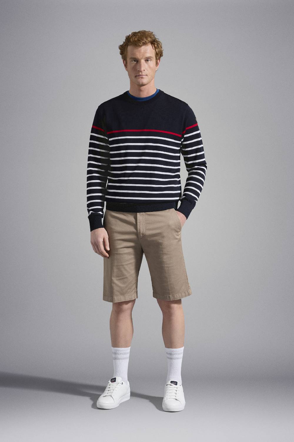 Paul & Shark T-Shirt in cotone con Logo ricamato Paul & Shark Fino Al -60%