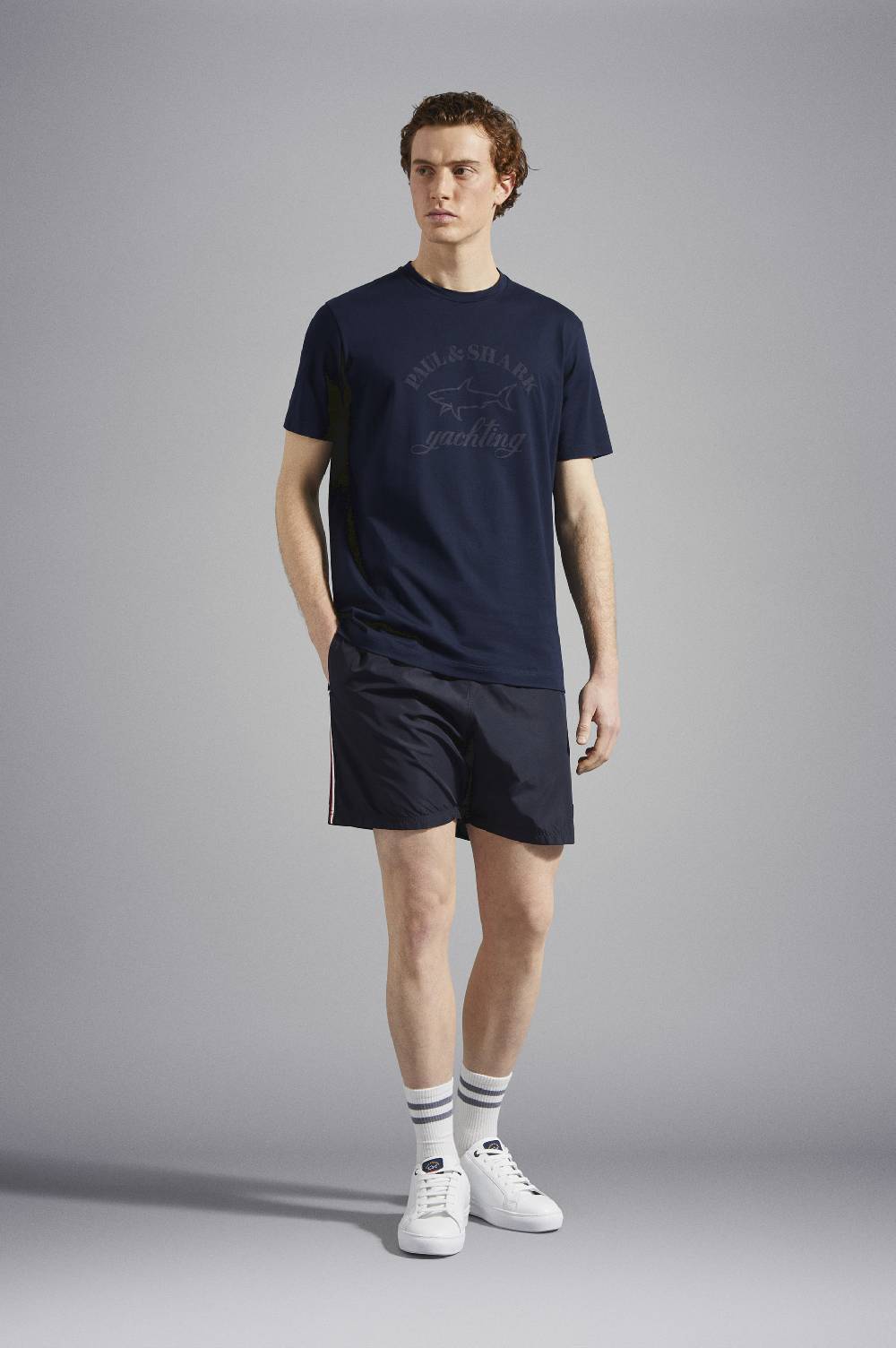 Paul & Shark T-Shirt in cotone con Logo stampato Paul & Shark Affare Del Giorno