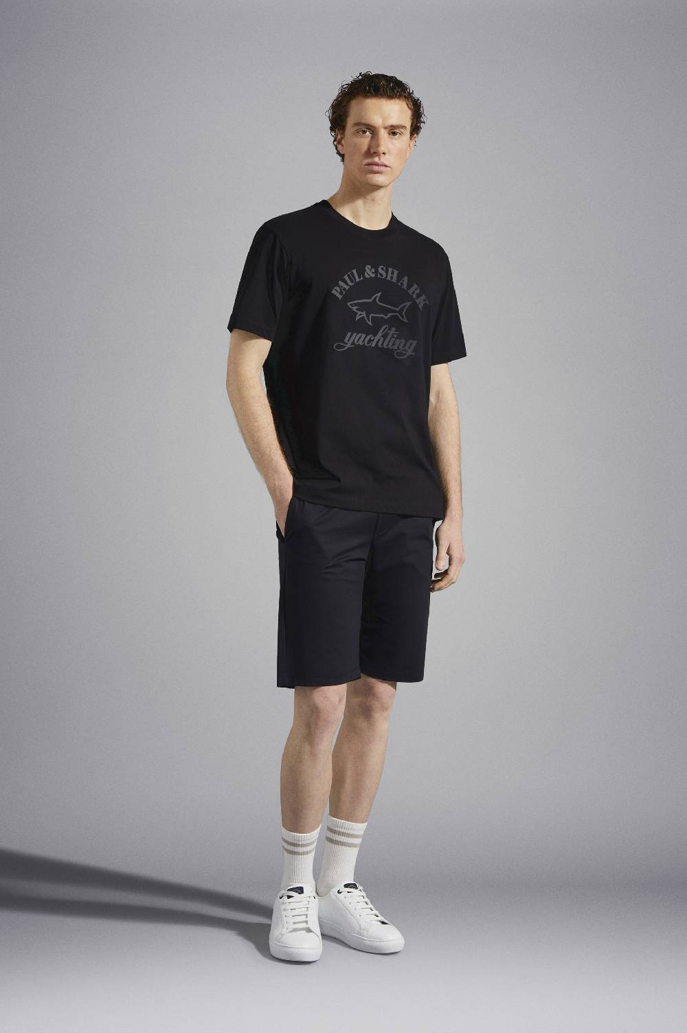 Paul & Shark T-Shirt in cotone con Logo stampato Paul & Shark Sottocosto