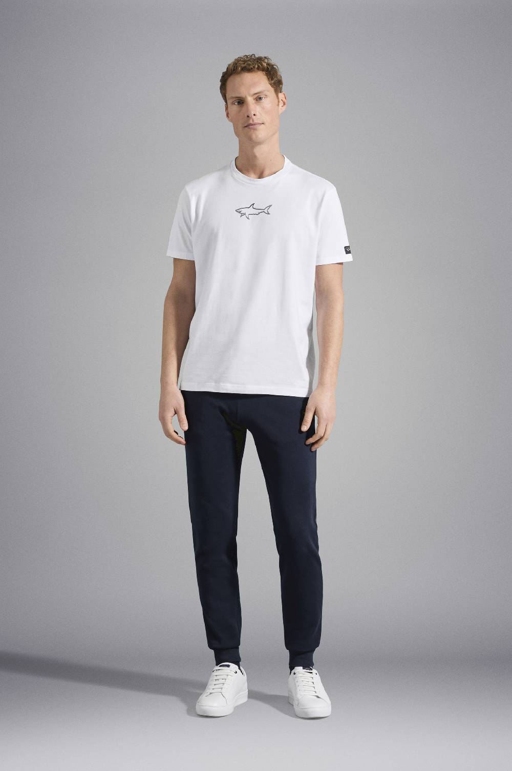 Paul & Shark Pantalone sportivo in cotone con badge iconico Paul & Shark Offerta