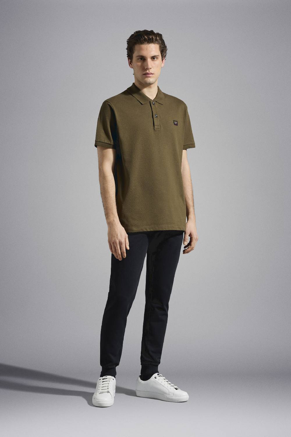 Paul & Shark Pantalone sportivo in cotone con badge iconico Paul & Shark Online