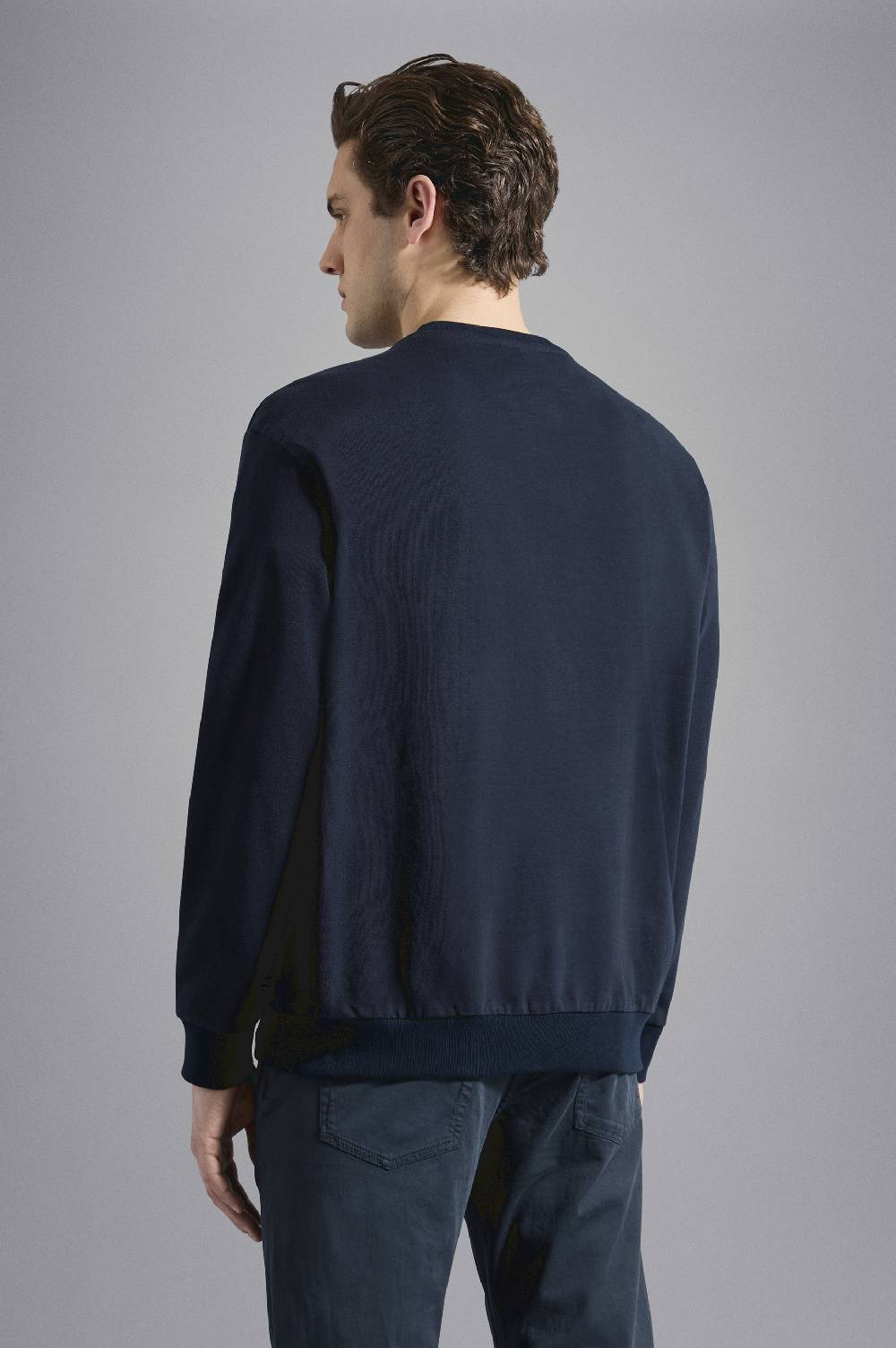 Paul & Shark Felpa in cotone con mega Logo ricamato Paul & Shark Outlet