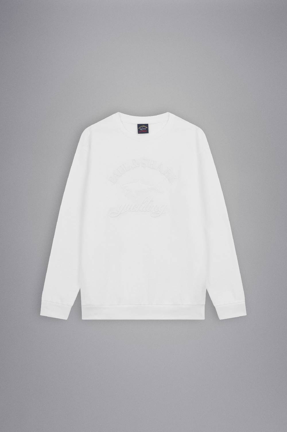 Paul & Shark Felpa in cotone con mega Logo ricamato Paul & Shark Hotsell