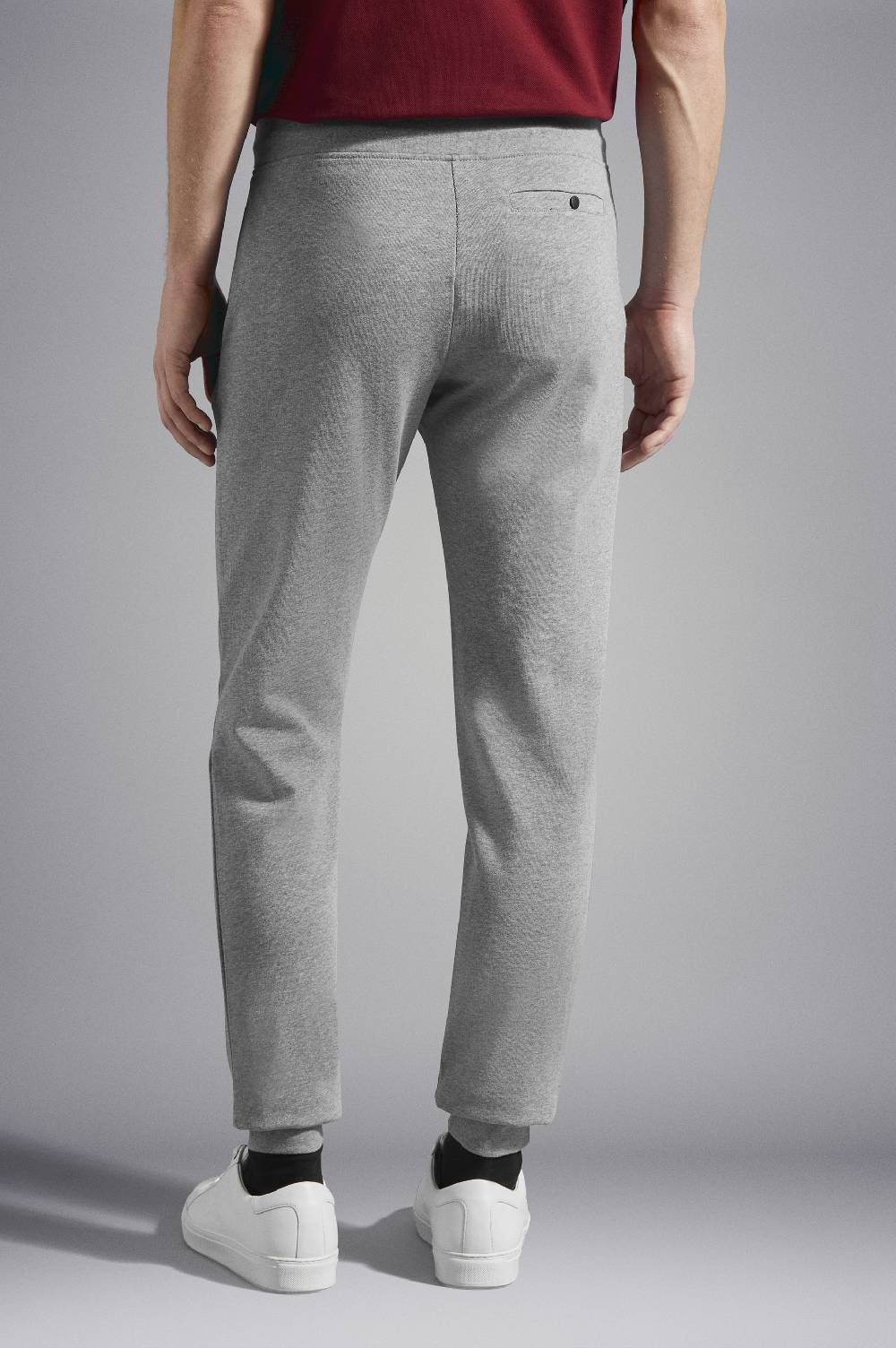 Paul & Shark Pantalone sportivo in cotone con badge iconico Paul & Shark In Saldo