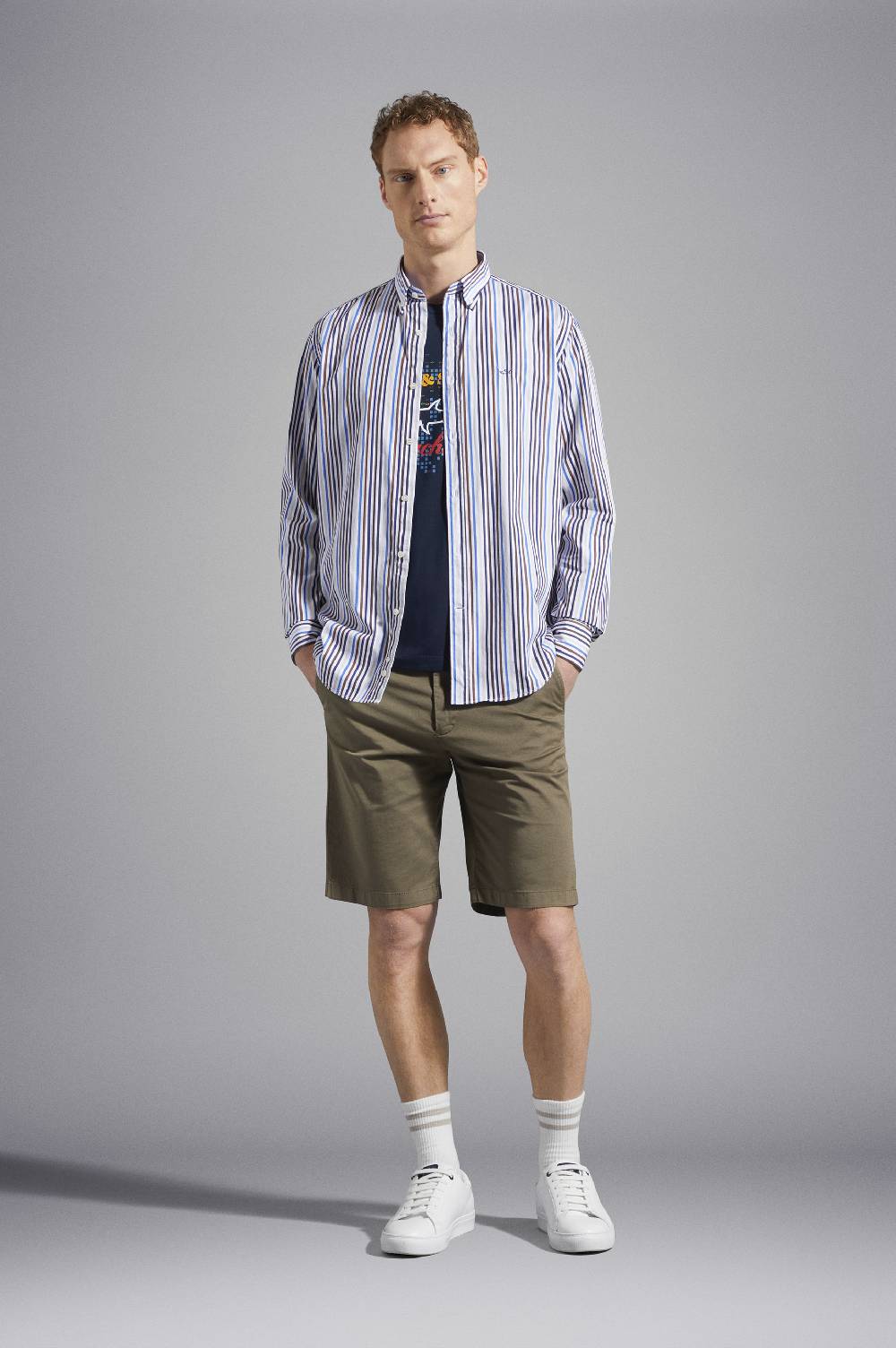 Paul & Shark Camicia in Popeline di cotone Paul & Shark Outlet