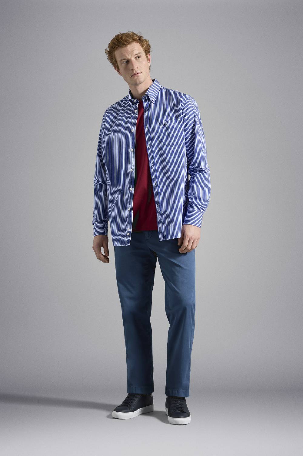 Paul & Shark Camicia in Popeline di cotone Paul & Shark Vendite Flash