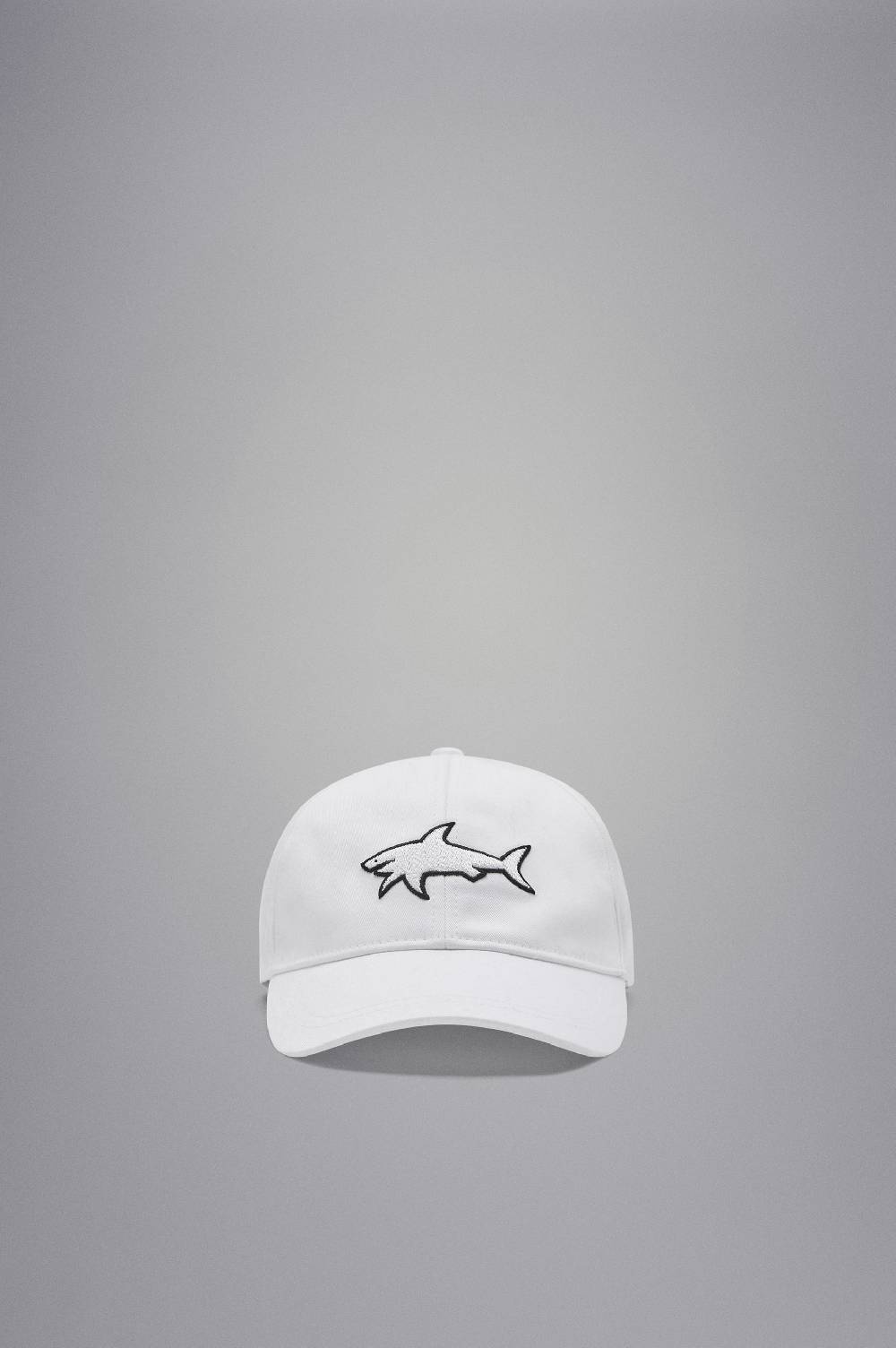 Paul & Shark Cappello da baseball in cotone con Shark ricamato 3D Paul & Shark Nuova