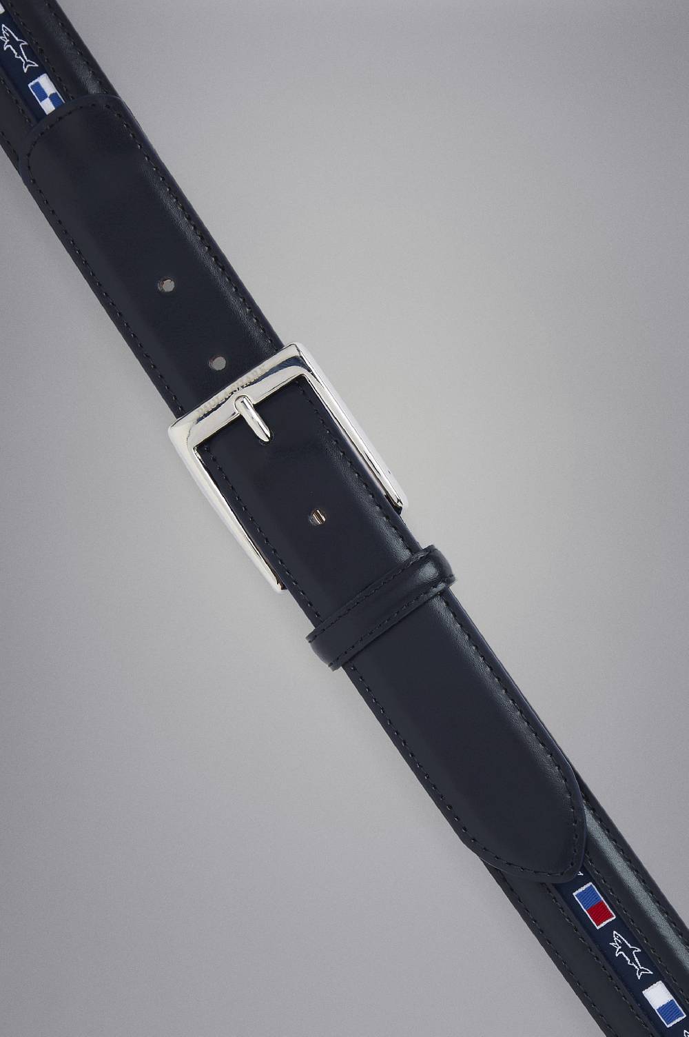 Paul & Shark Cintura in pelle con nastro bandiere Paul & Shark Italy
