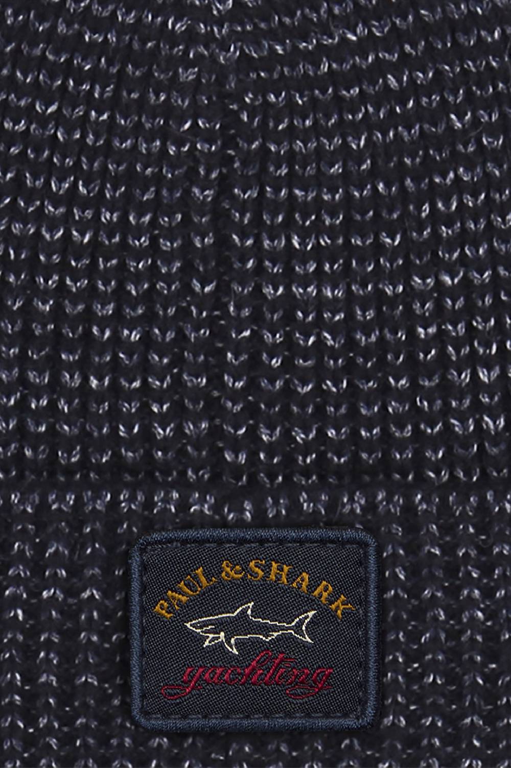 Paul & Shark Berretto in lana e alpaca con badge iconico Paul & Shark Qualità