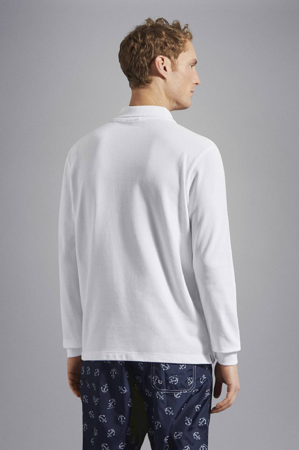 Paul & Shark Polo in cotone piqué con badge iconico Paul & Shark Offerte