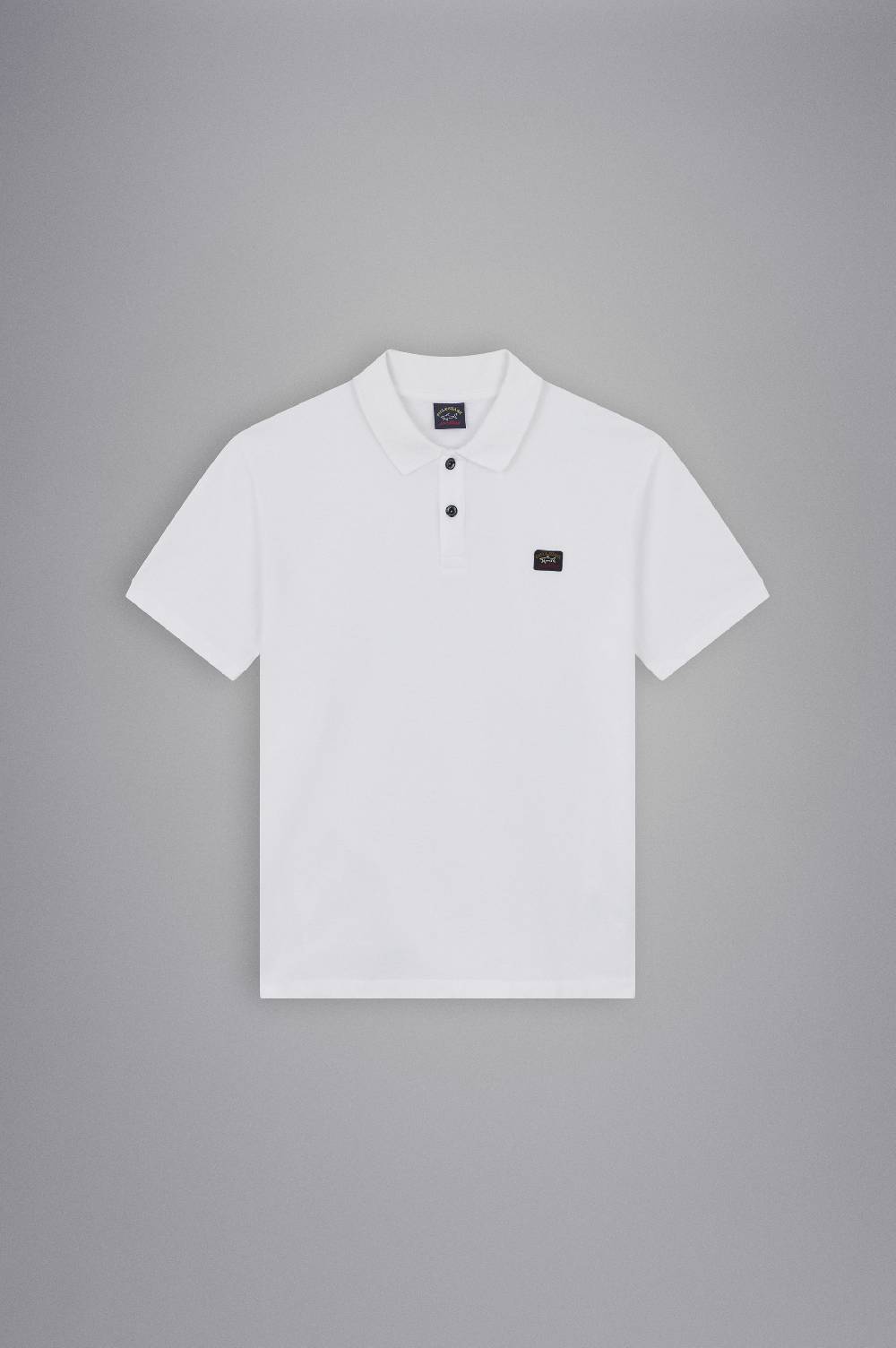 Paul & Shark Polo in cotone piqué con badge iconico Paul & Shark Vendite Flash