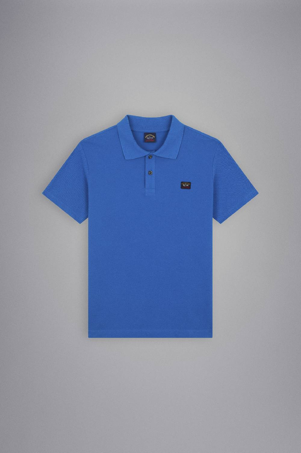 Paul & Shark Polo in cotone piqué con badge iconico Paul & Shark In Saldo