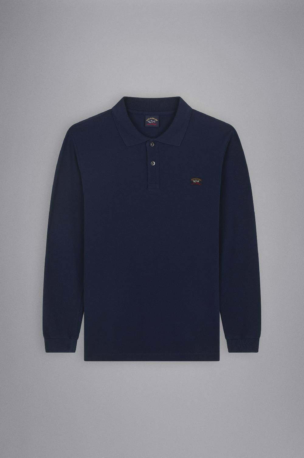 Paul & Shark Polo in cotone piqué con badge iconico Paul & Shark Nuova