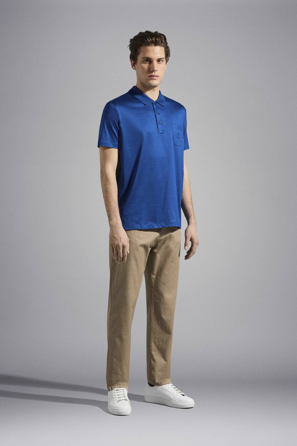 Paul & Shark Polo in jersey di cotone con Logo ricamato Paul & Shark Moda