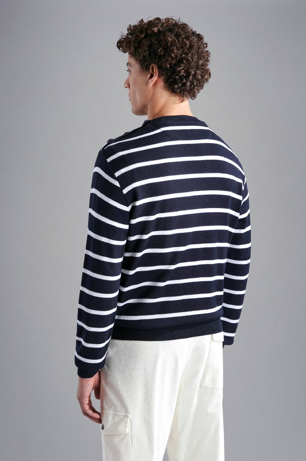 Paul & Shark Maglia in Summer Wool con motivo a righe Paul & Shark In Linea