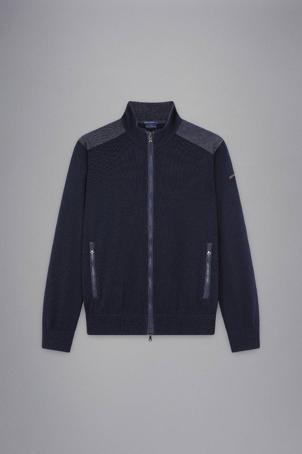 Paul & Shark Maglia in lana con inserti in denim Paul & Shark Spedizione Gratuita