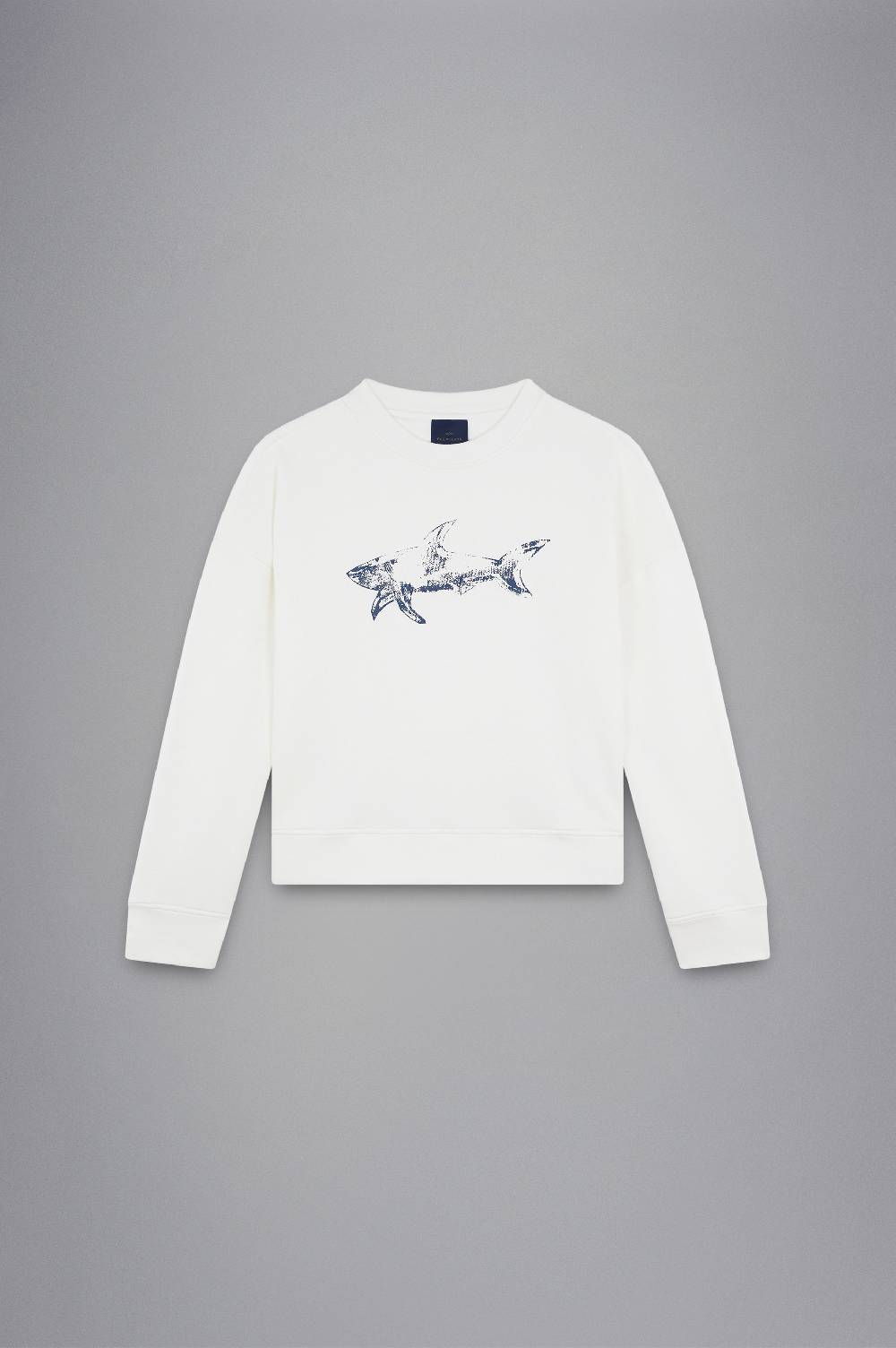 Paul & Shark Felpa in cotone Winter Fleece con stampa Paul & Shark Vendita