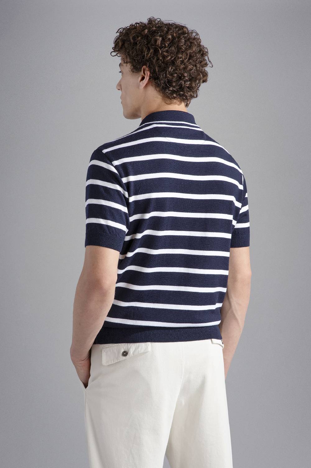 Paul & Shark Polo in Summer Wool con motivo a righe Paul & Shark Vendite Flash