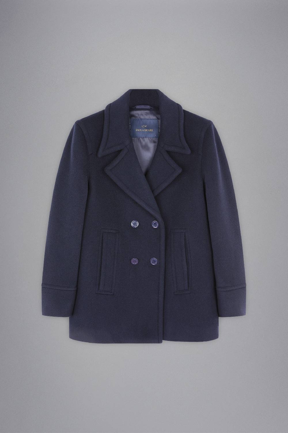 Paul & Shark Peacoat in Re-Wool Paul & Shark Consegna Veloce
